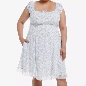 Bridgerton Lace Babydoll Dress Plus Size Hot Topic Cosplay‎ Costume Halloween